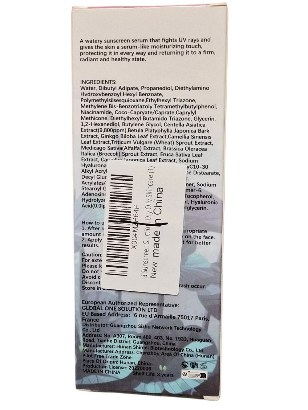 Lakerain Water-Fit Sunscreen Serum SPF50+ PA++++ Centella Niacinamide 50ml New - Picture 2 of 6